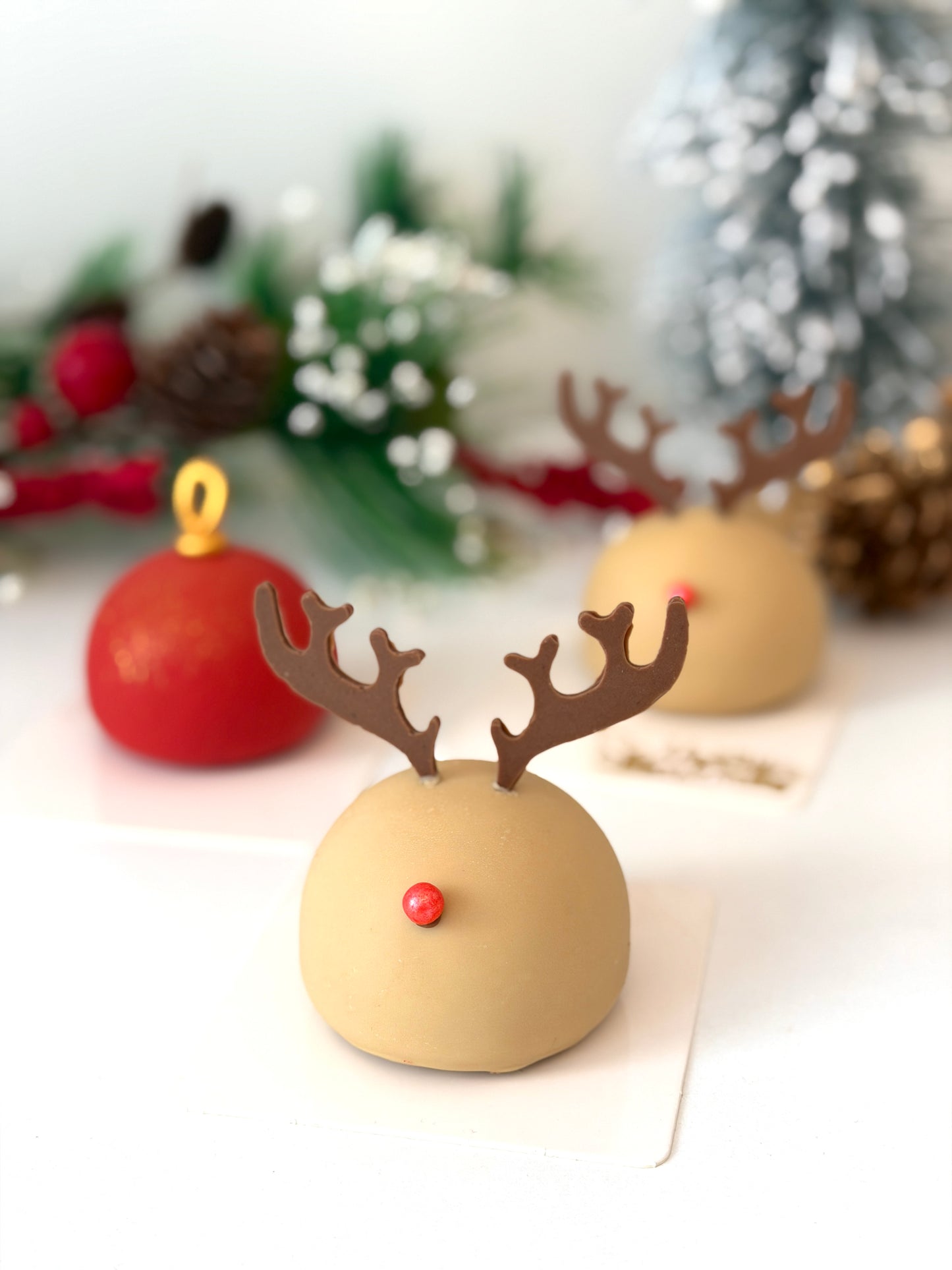 *Set of 3 Christmas Mousse Desserts – Holiday Dessert Trio Gift Box