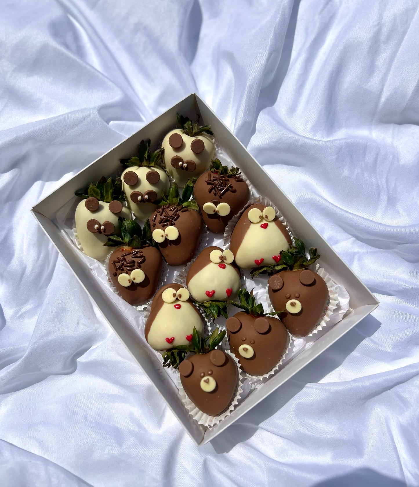 Cute Animal Chocolate-Covered Strawberries