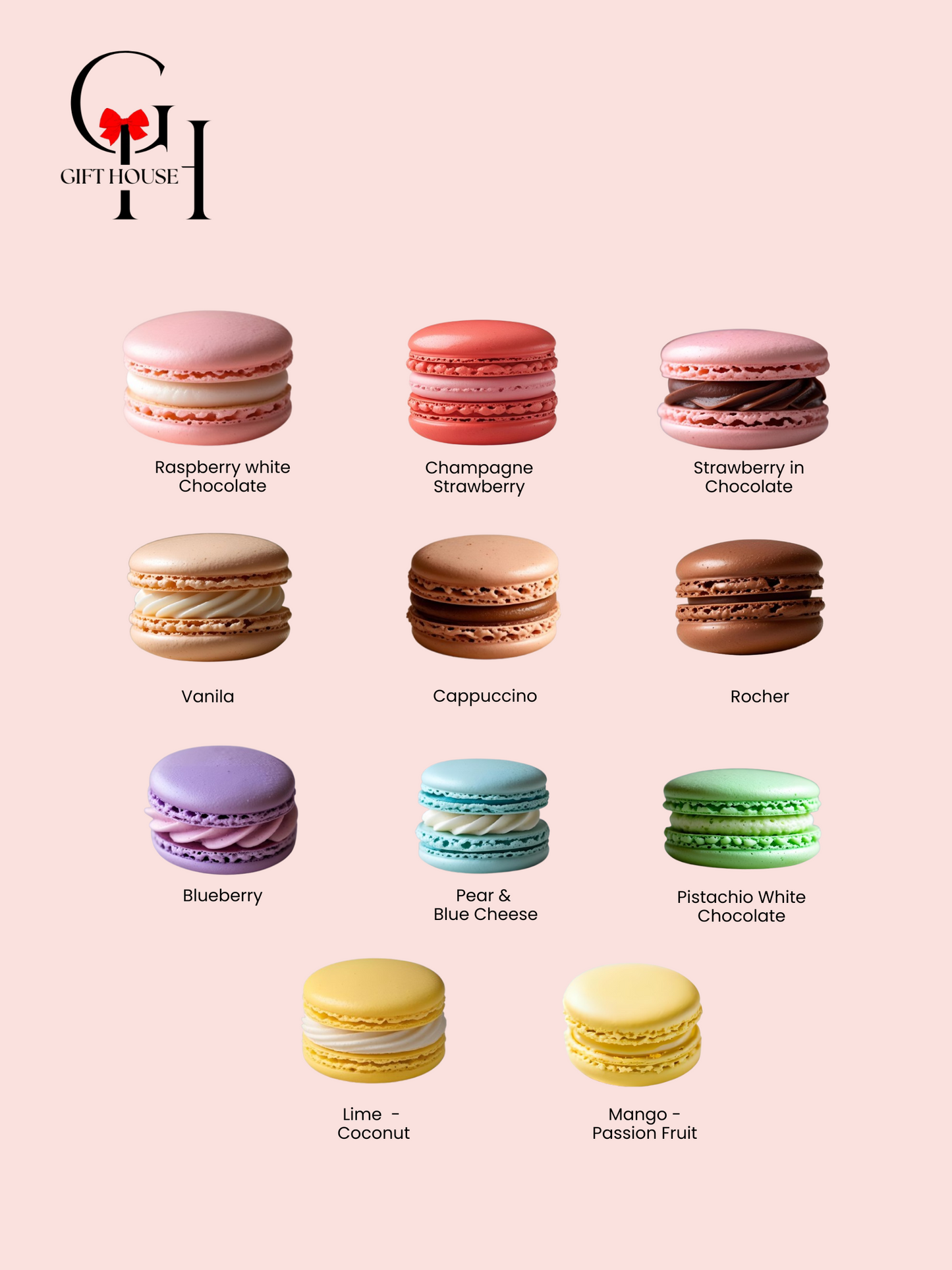 Macaron Gift Box – Assorted Gourmet Flavours